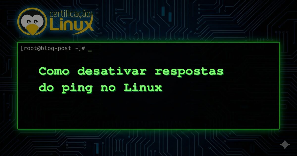 How to Disable Ping Responses in Linux