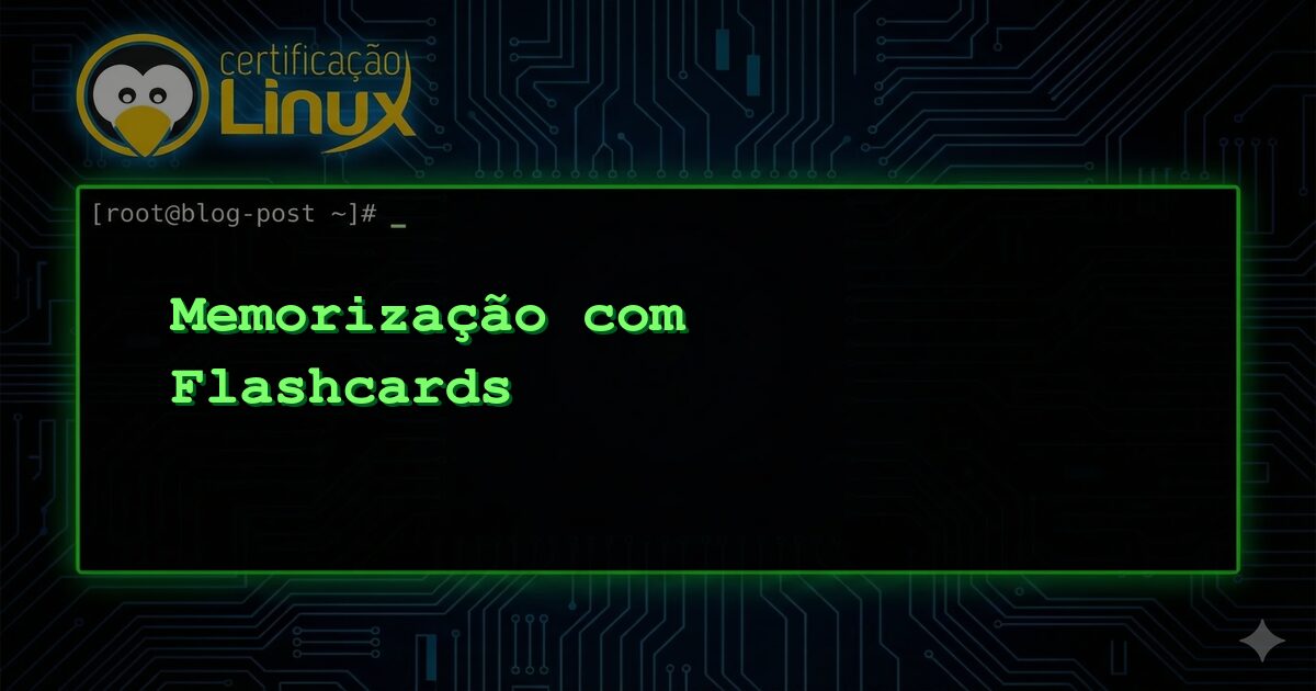 Memoriza Linux con Flashcards