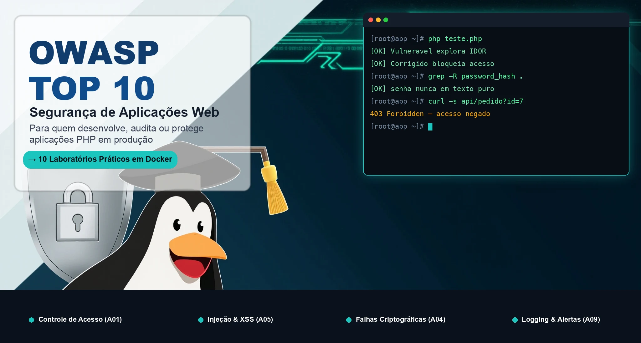Prévia do curso OWASP Top 10 — Segurança de Aplicações Web