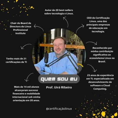 Prof. Uirá Ribeiro — Chair do Linux Professional Institute